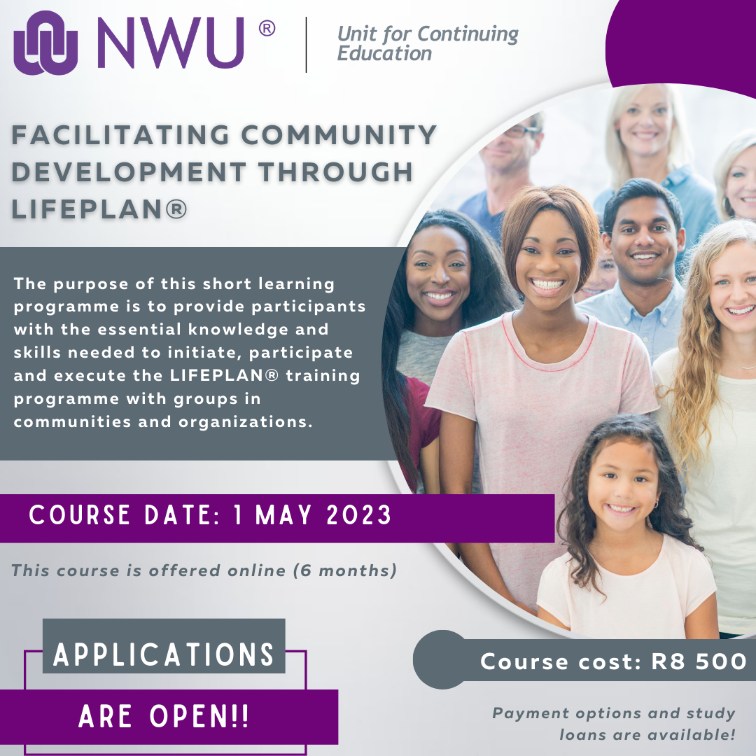 Short Learning Programme LIFEPLAN® healthsciences.nwu.ac.za